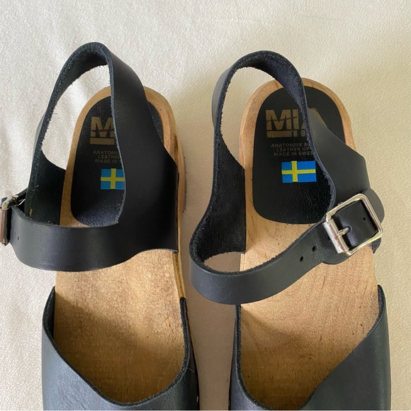 NWOT Free People x MIA Abba Black Platform Clogs Size 41 = Womens 10 - Picture 4 of 8